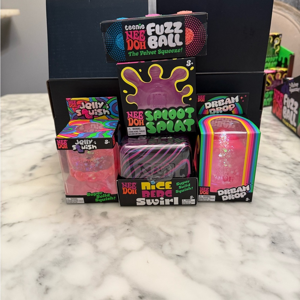 Neon NeeDoh Assorted Squeeze Toys - Multi Color